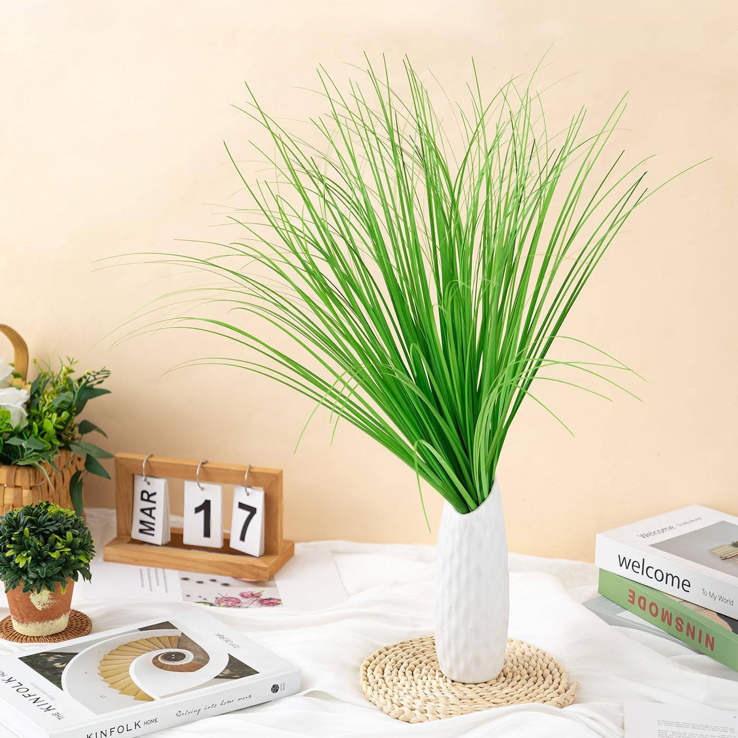 15 Bundles Artificial Grass for Decor and Landscaping