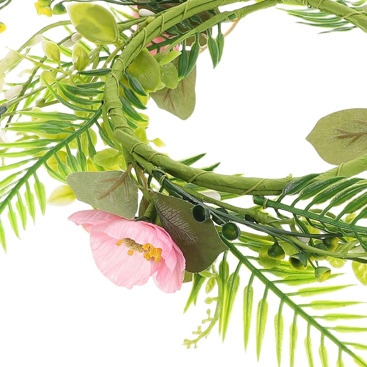 MAGICLULU Artificial Flower Wreath for Candles
