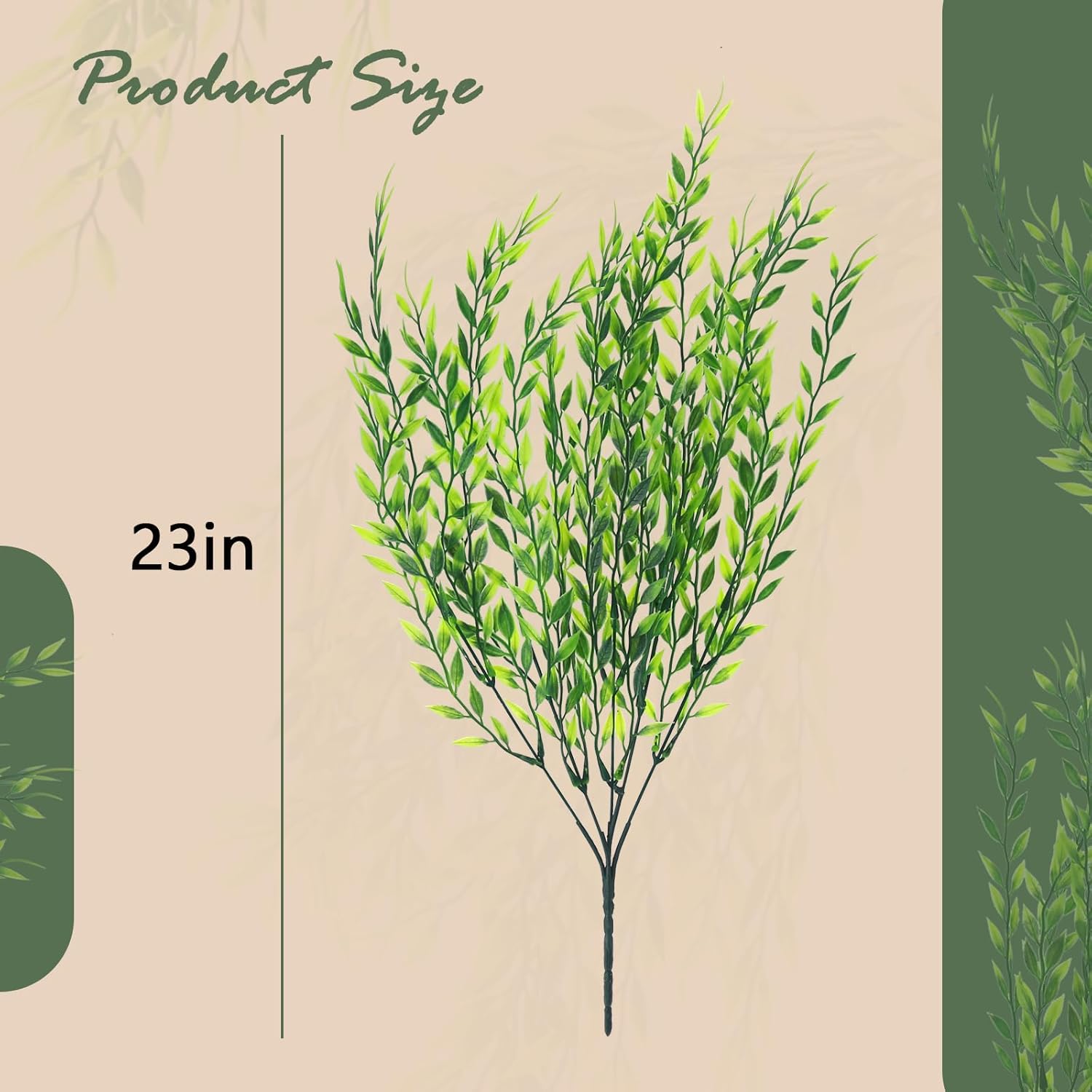 Summer Flower 8Pack Artificial Weeping Willow Plants