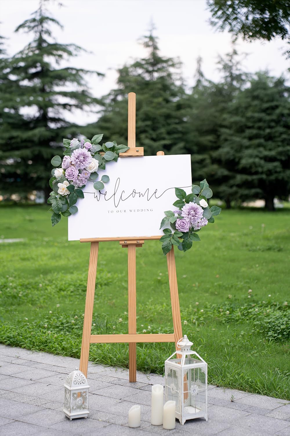 WEIERYUE Pack of 2 Artificial Flowers Decorations