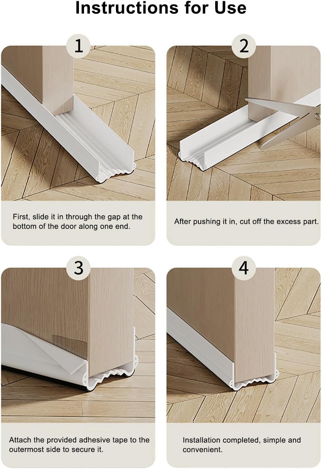 Lifeuping Under Door Draft Stopper 39 Length