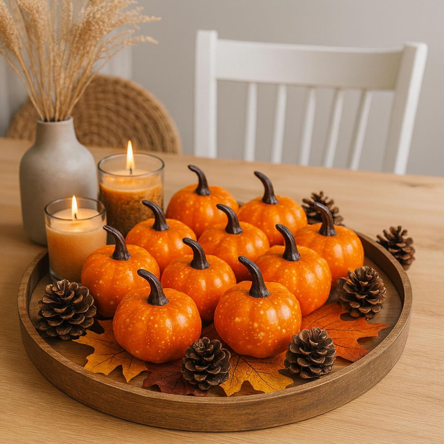 DomeStar 42 Piece Artificial Pumpkin Set