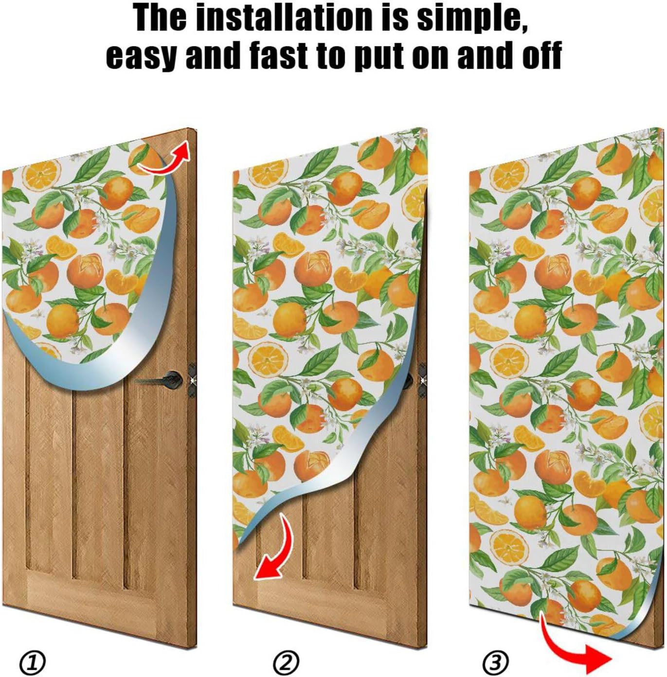 Susiyo Christmas Door Cover Stretch Fabric Decor