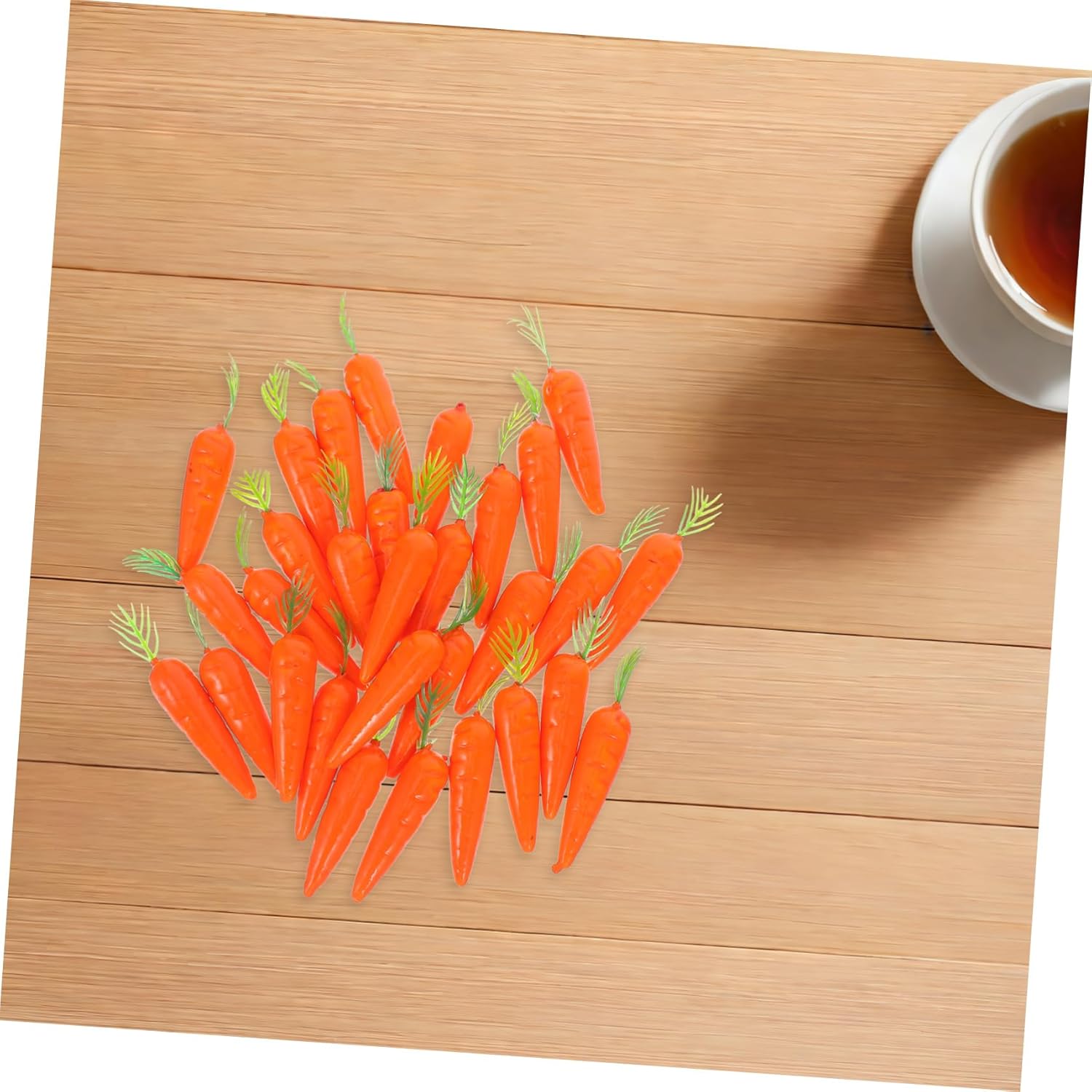 Cabilock 30pcs Artificial Carrots for Home Decor