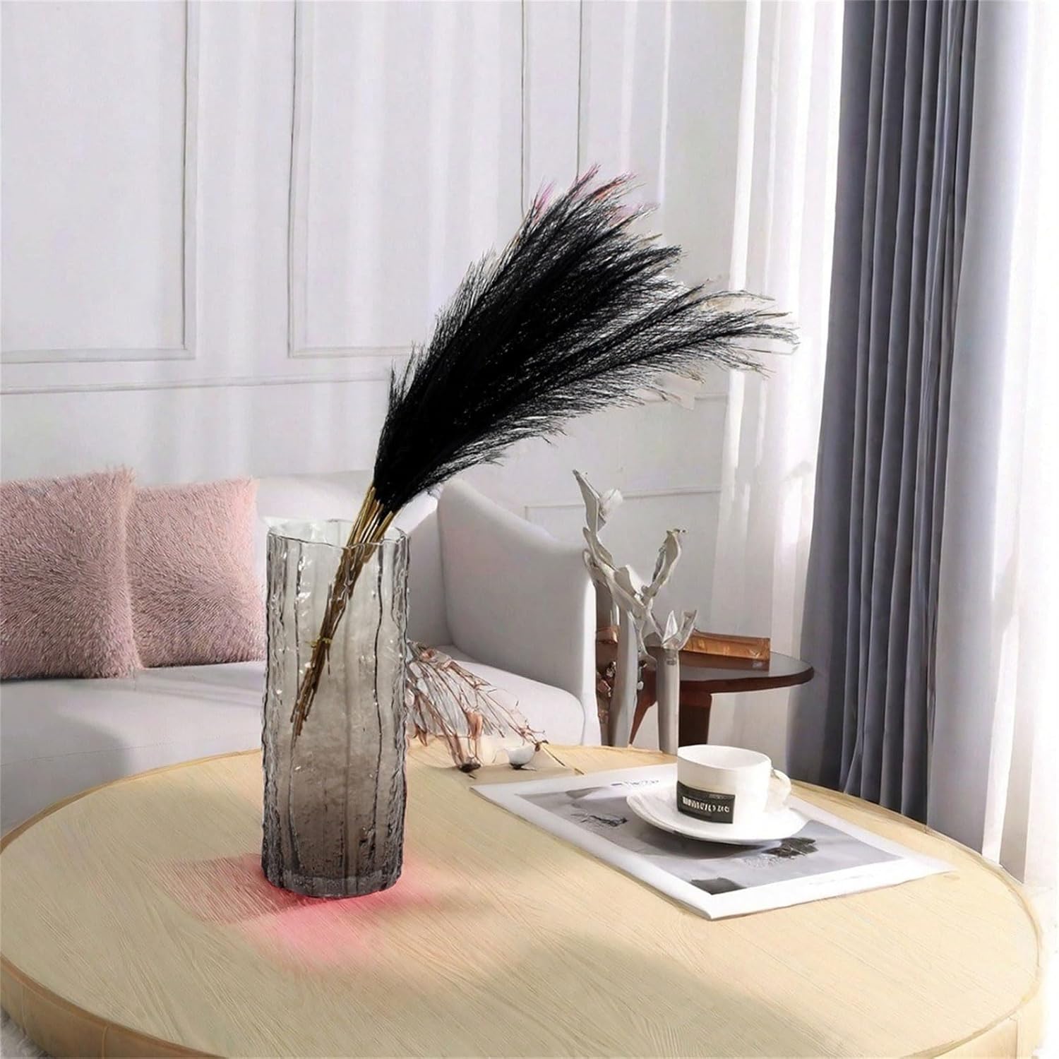 30Pcs Artificial Pampasgrass 216Inch Realistic Wedding Decorations