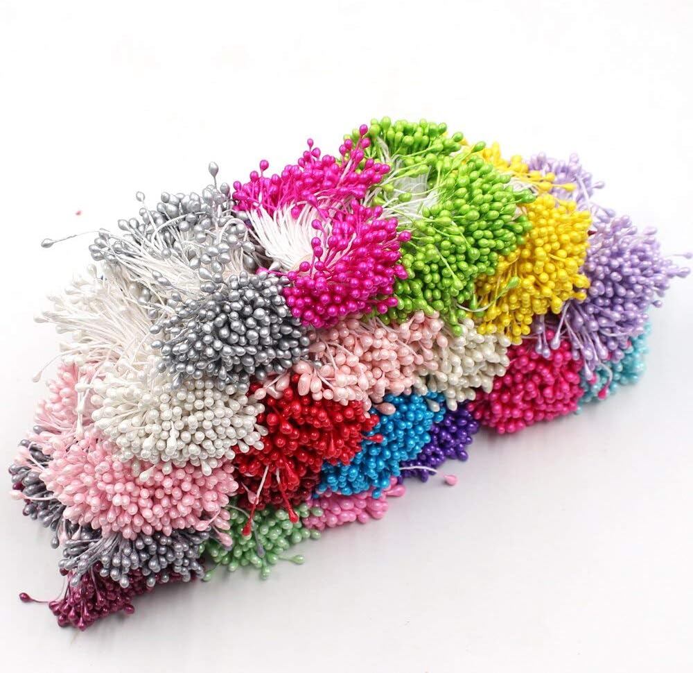 Silver Artificial Flower Stamen 600Pcs Lot for Decor