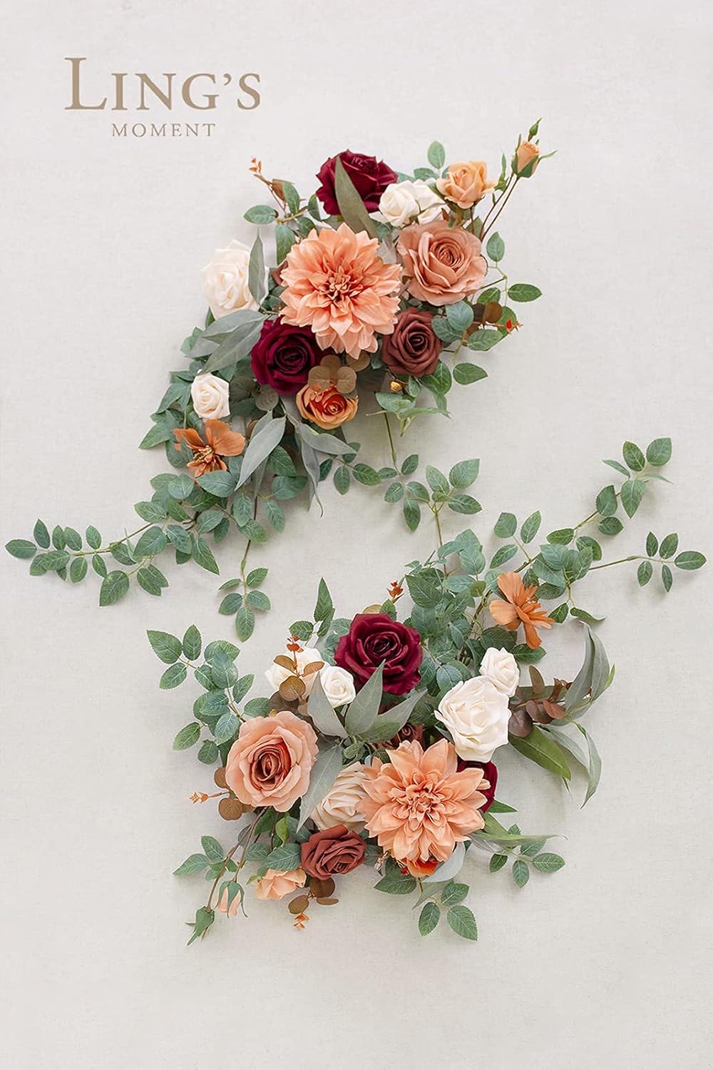 Lings Moment 2Pcs Terracotta Artificial Flower Garland
