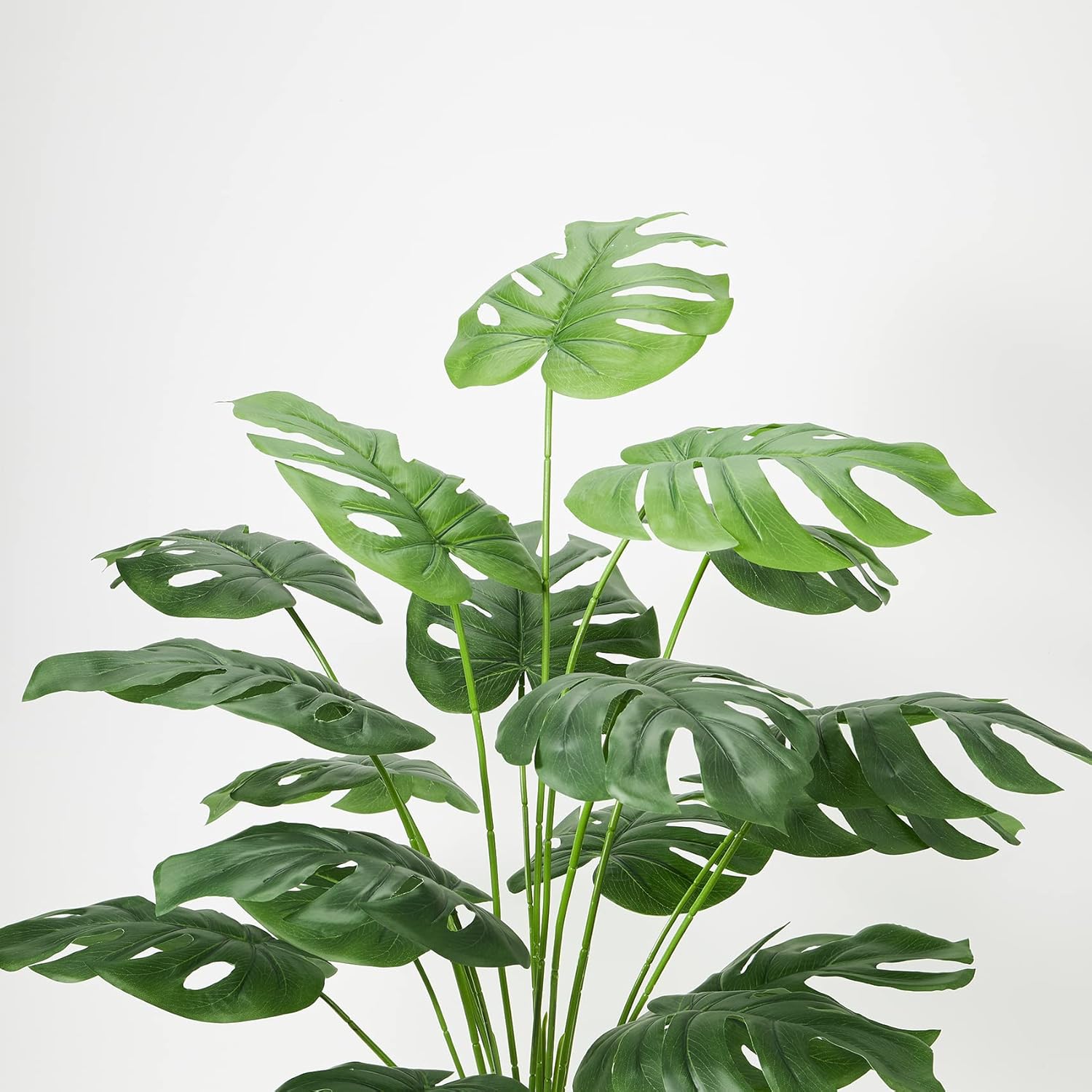 Guheake 28 Inch Fake Plants Artificial Monstera with Planter