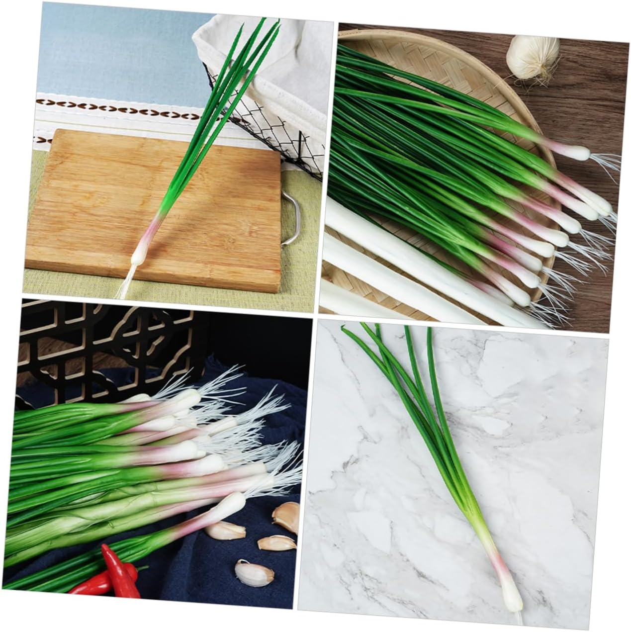 Artificial Green Onion Decor for Home and Kitchen