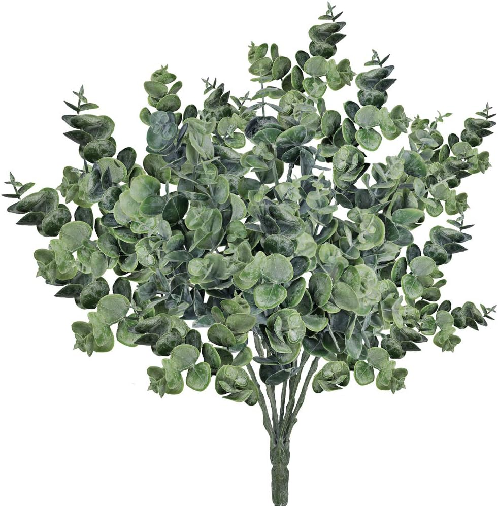 Supla 3 Pcs Realistic Grey Green Eucalyptus Bushes