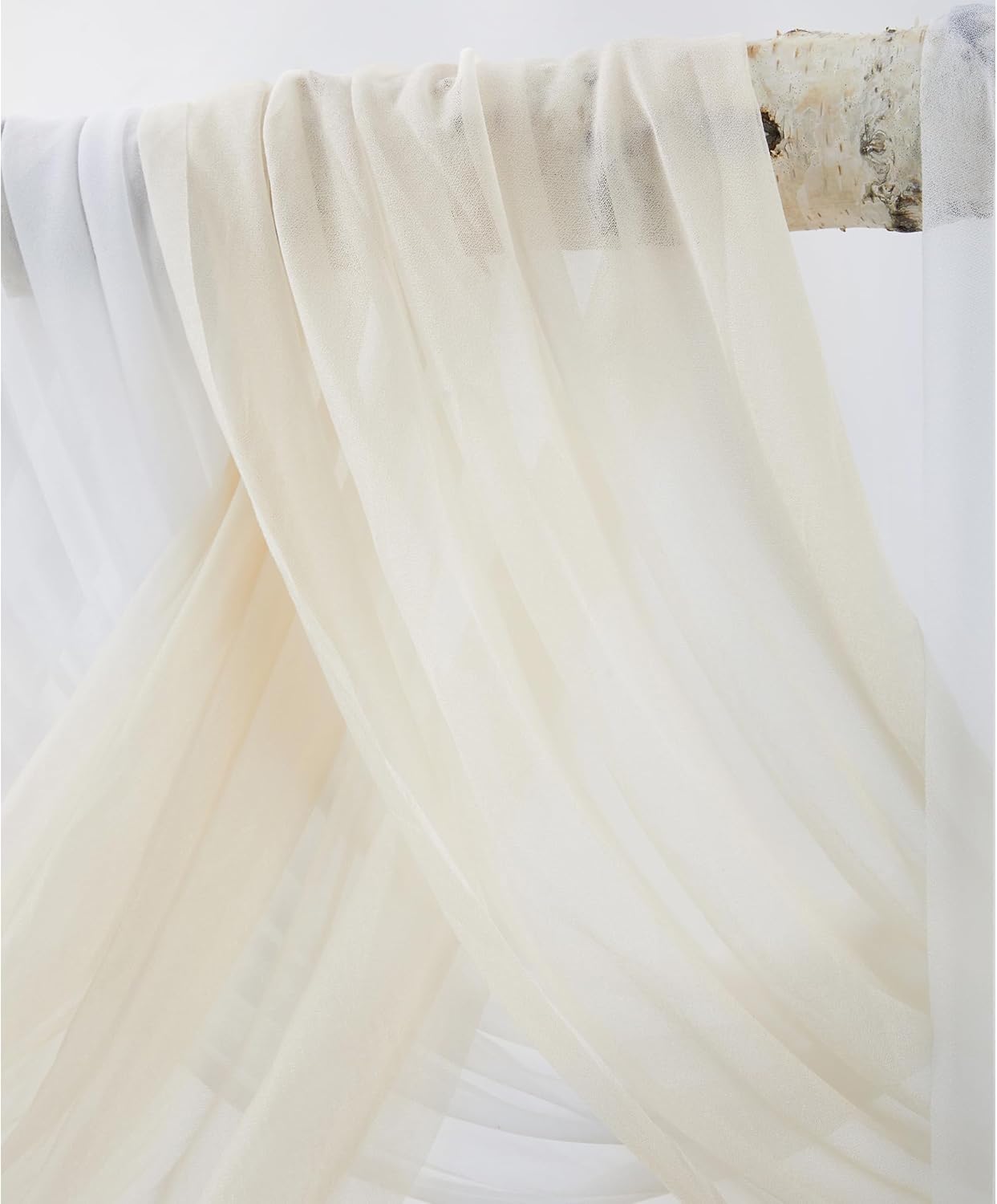 Wedding Arch Flowers with Drapes Kit - 4 Pack