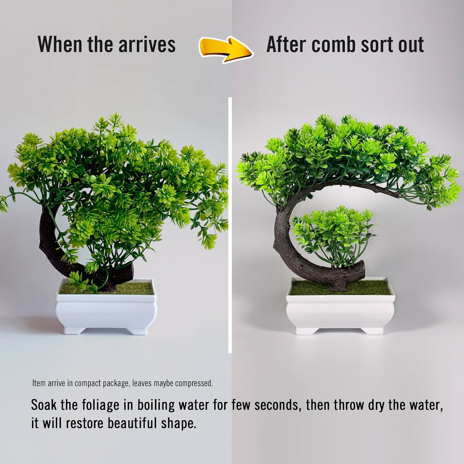 Small Artificial Plants Greenery Bonsai Tree 85 Inch