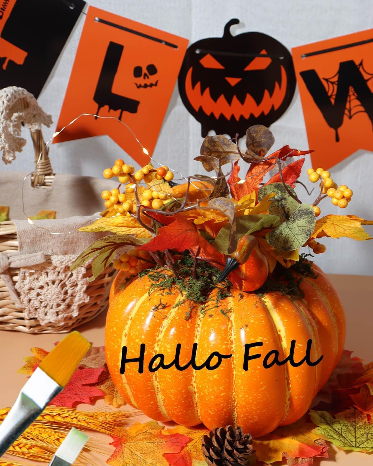 Vensovo Artificial Pumpkin for Fall Decor