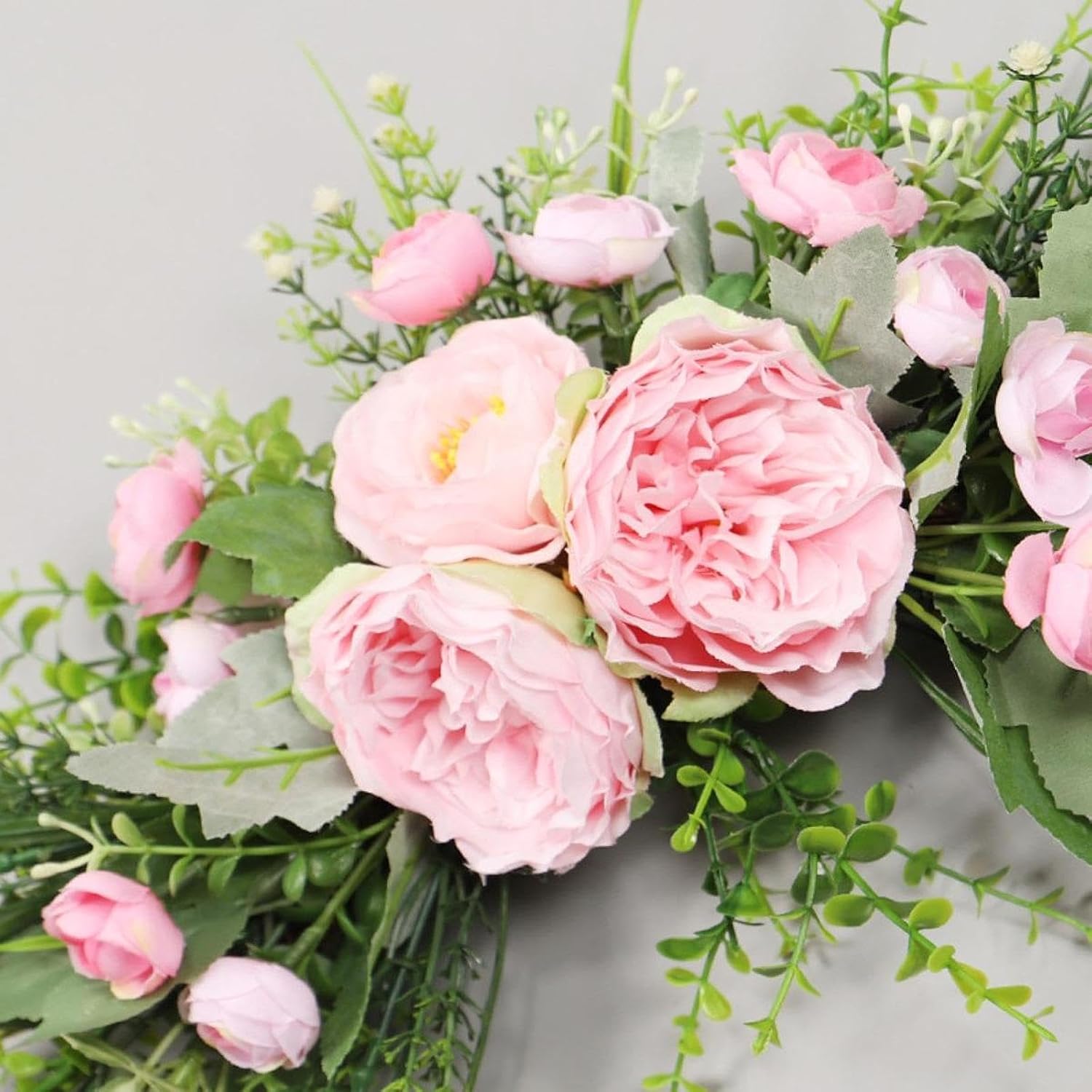 Predolo Wedding Arch Artificial Peony Flower Swag Pink
