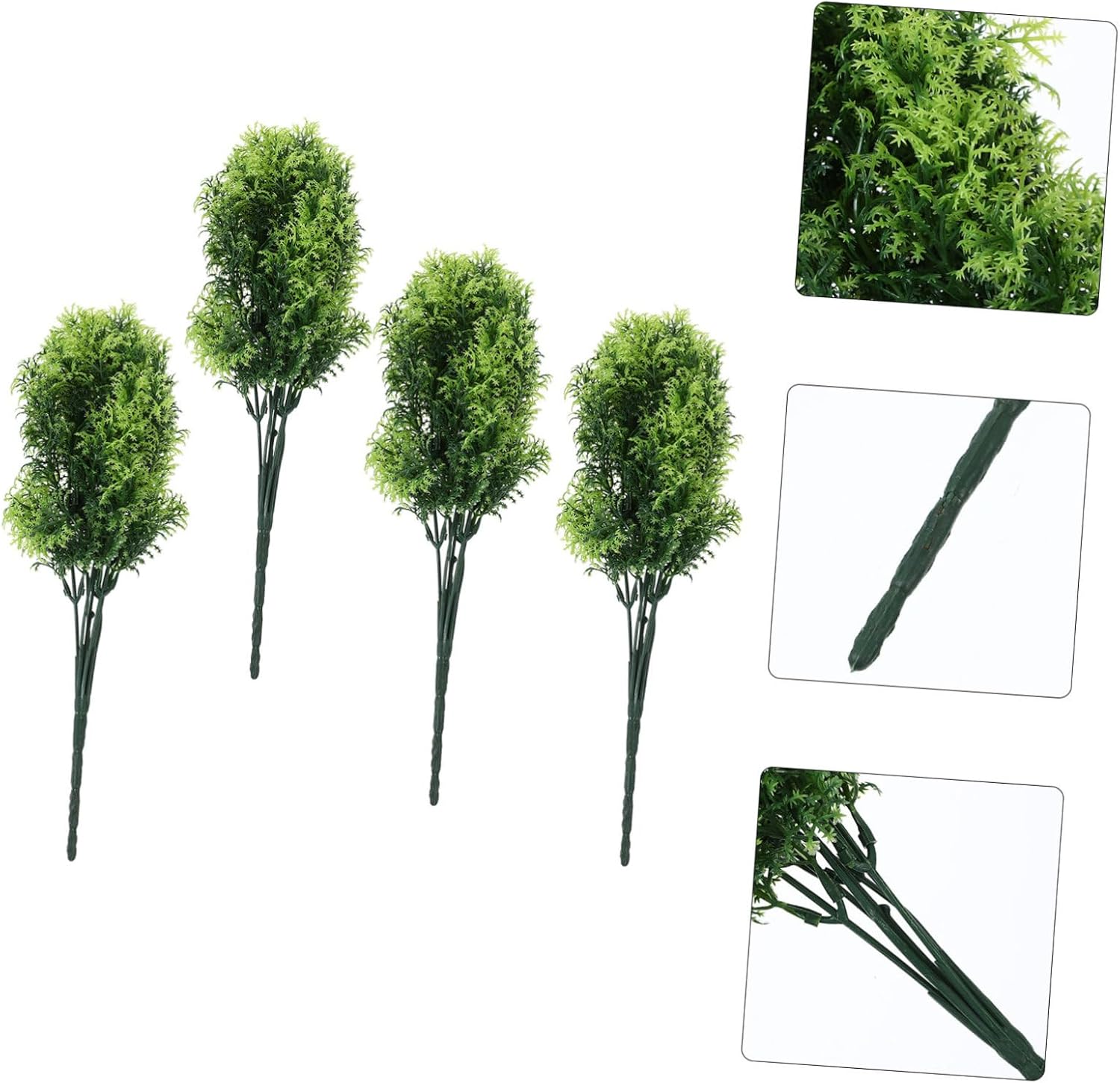 4pcs Decorative Artificial Plants for Home Office and Parties