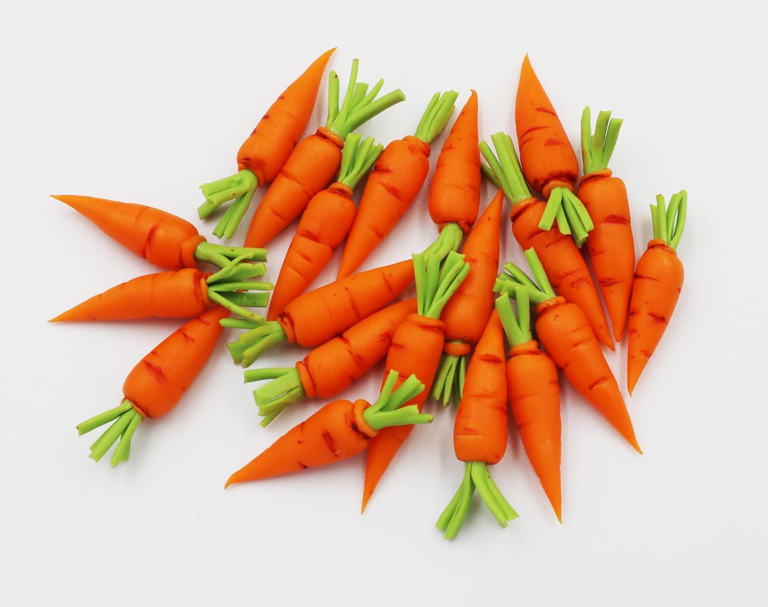 DIY 20 Pcs Artificial Mini Carrots 16 Scale