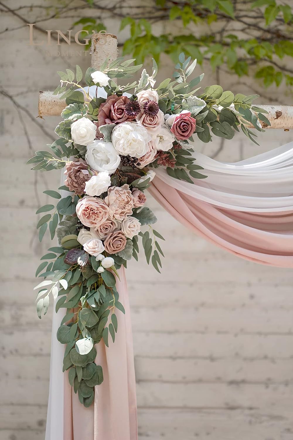 Lings Moment Wedding Arch Flowers Kit Pack of 4