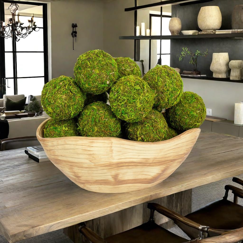 6PCS Artificial Moss Balls for Home Decor and Events