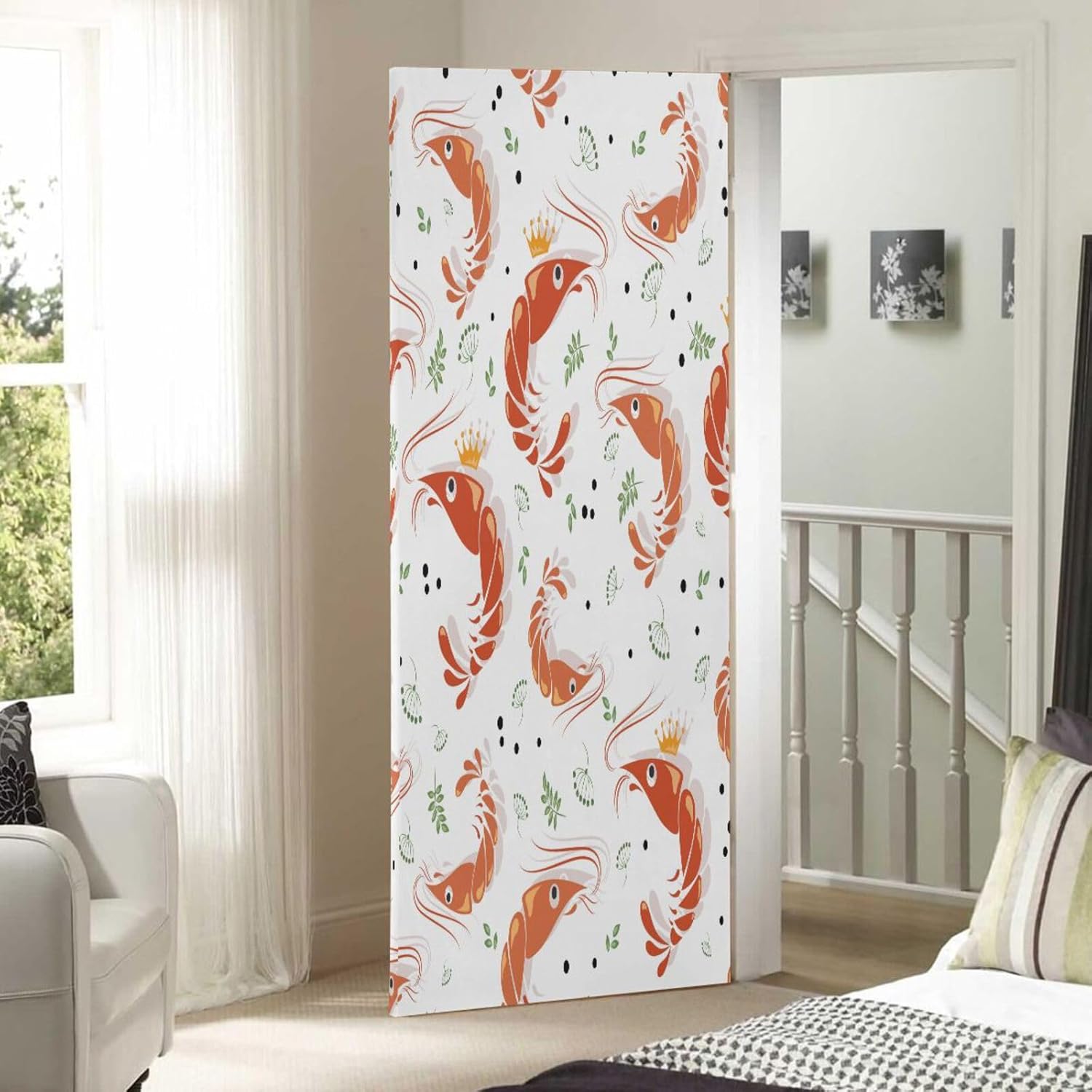 Susiyo King Prawns Halloween Door Cover Decoration