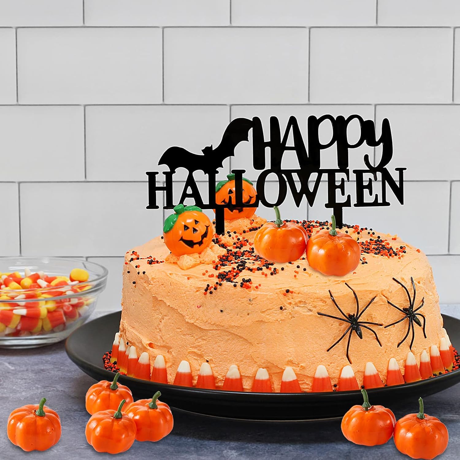WILLBOND Artificial Mini Pumpkins 50 Piece Set