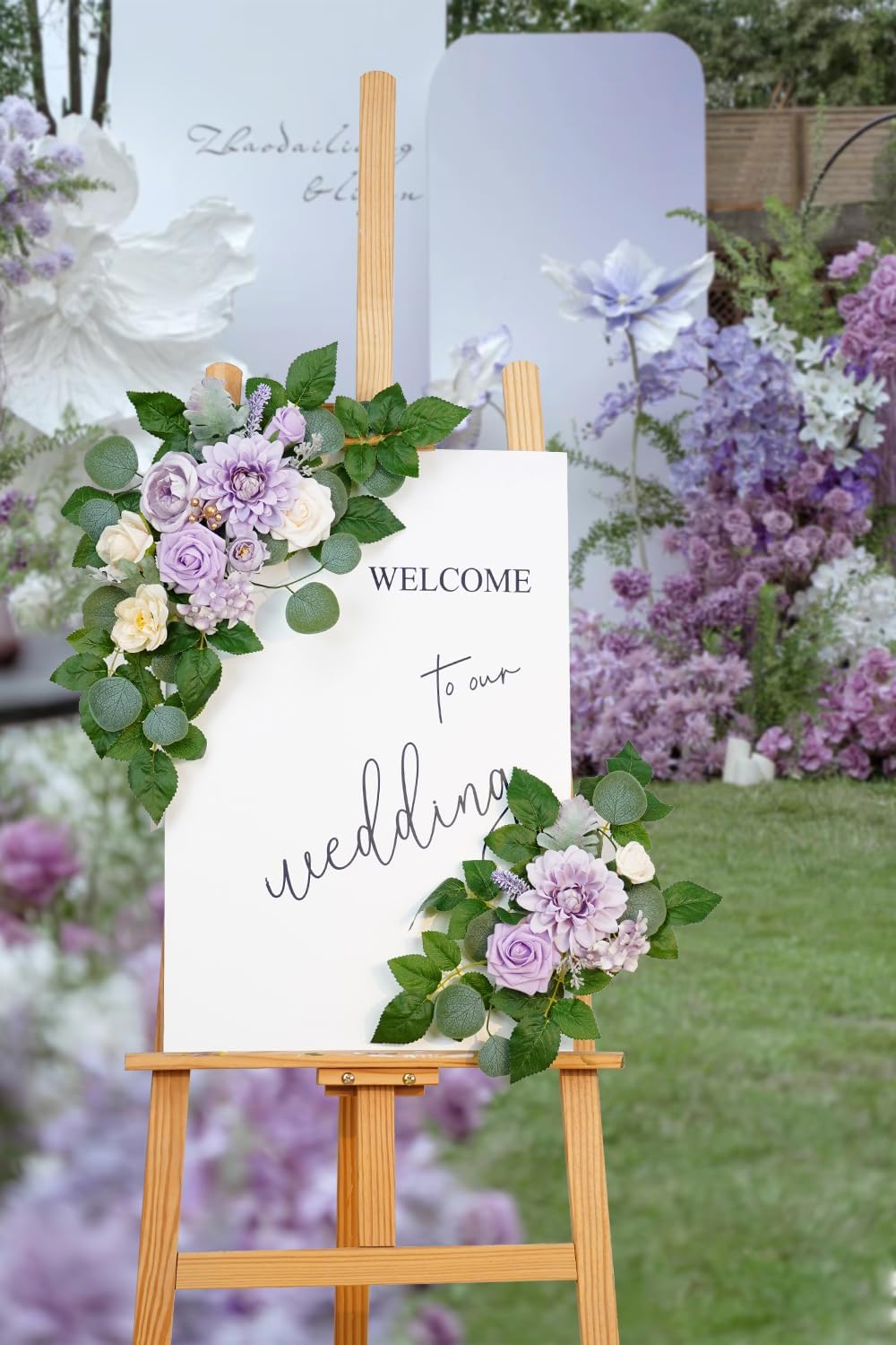 WEIERYUE Pack of 2 Artificial Flowers Decorations