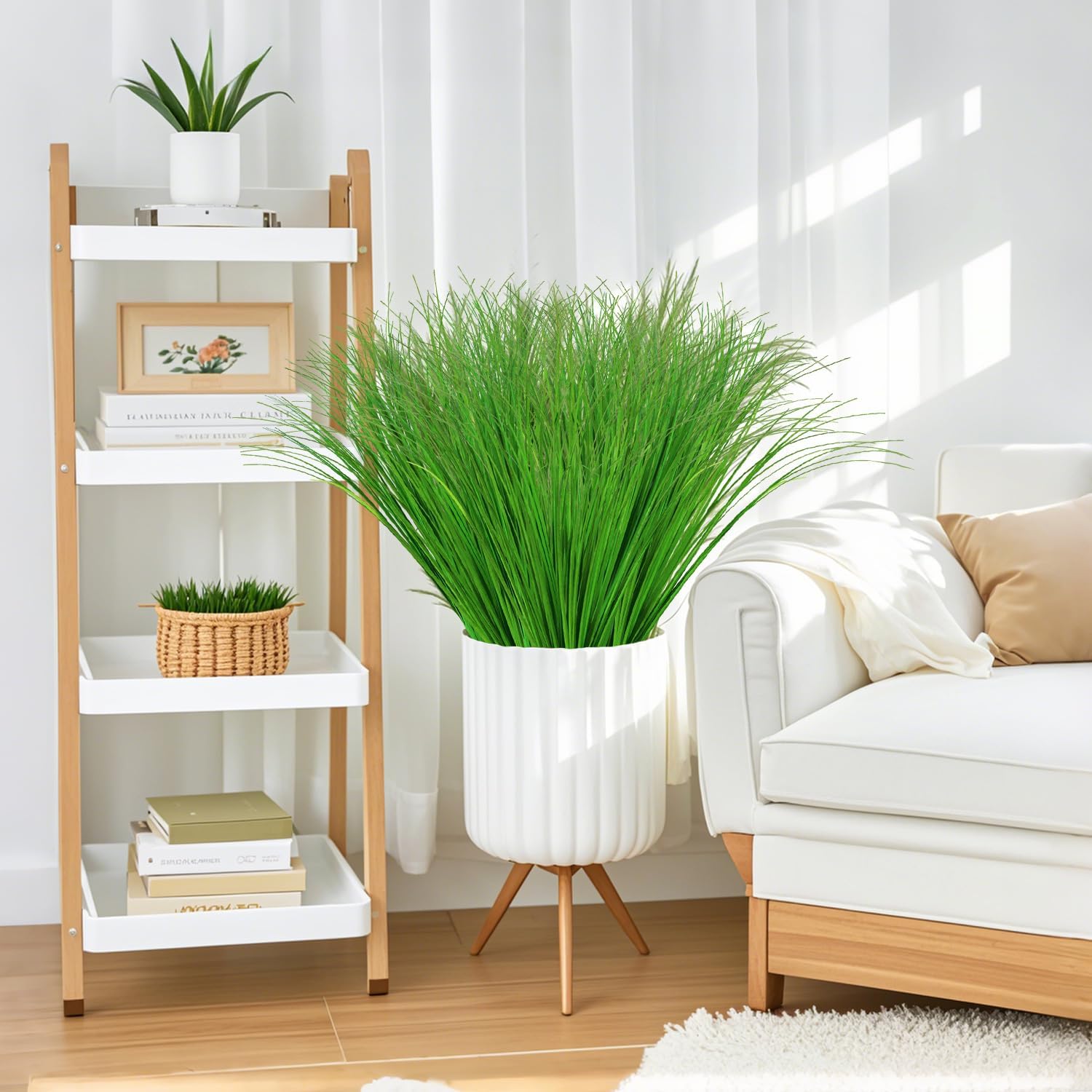 15 Bundles Artificial Grass for Decor and Landscaping