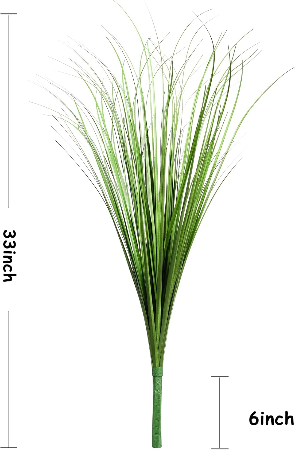 Vlorart 33 Inch Artificial Plants 6 Pack Wheat Grass Greenery