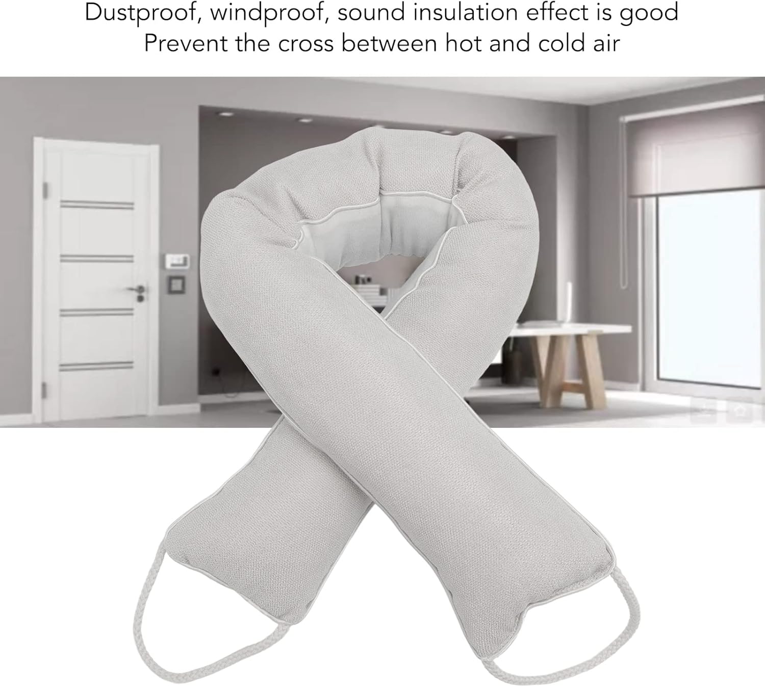 Phefop Door Snake Draft Stopper Windproof Soundproof