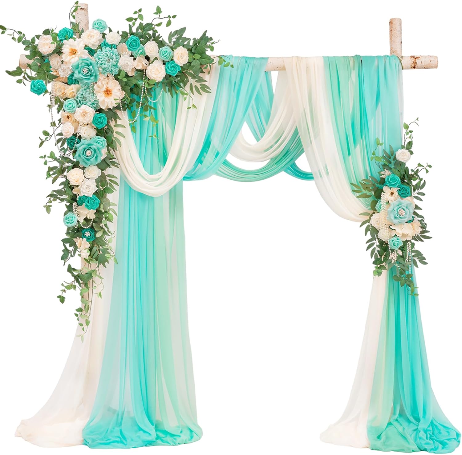 TINGE TIME Artificial Wedding Arch Flowers Kit