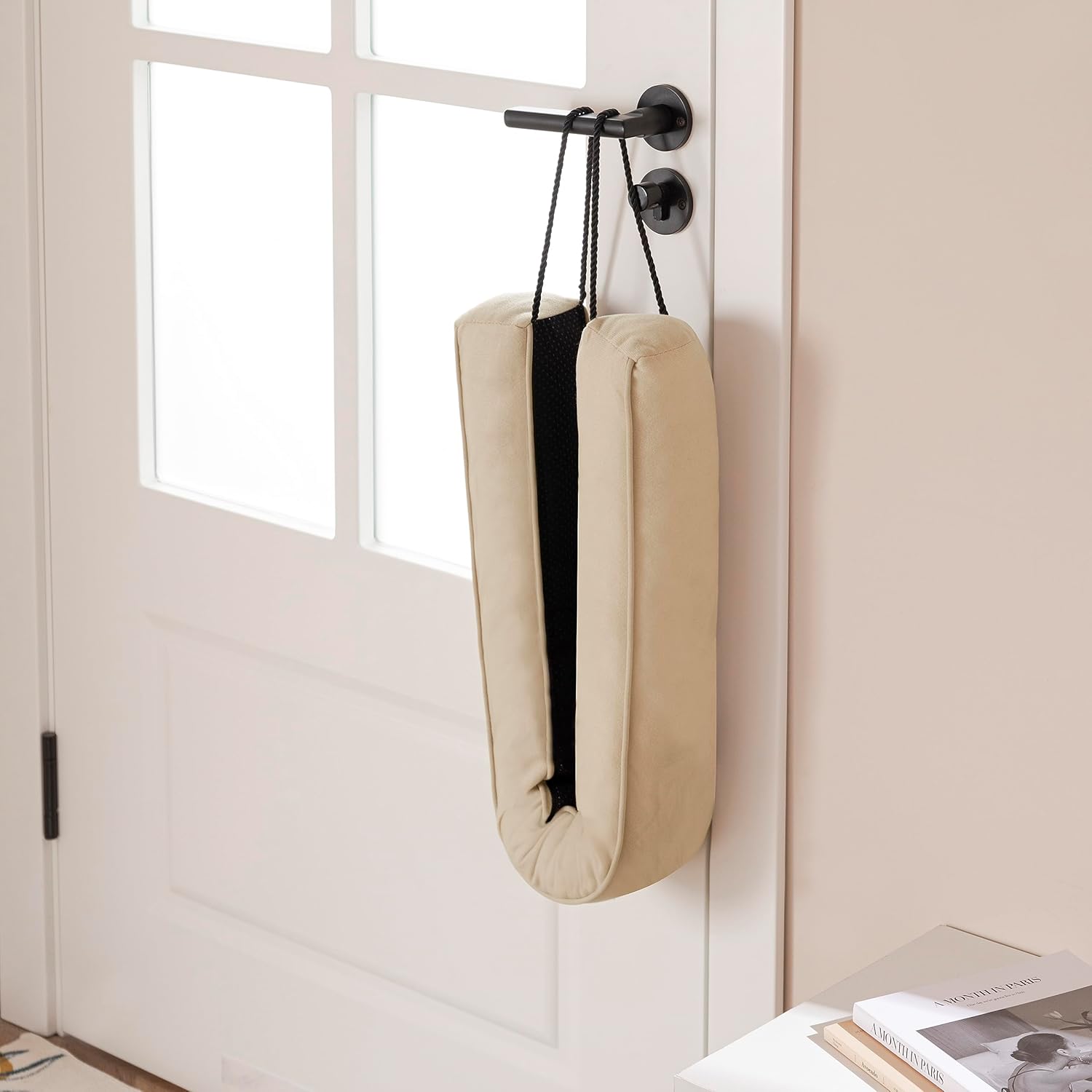 Sunolga 36 Inch Weighted Door Draft Stopper Beige