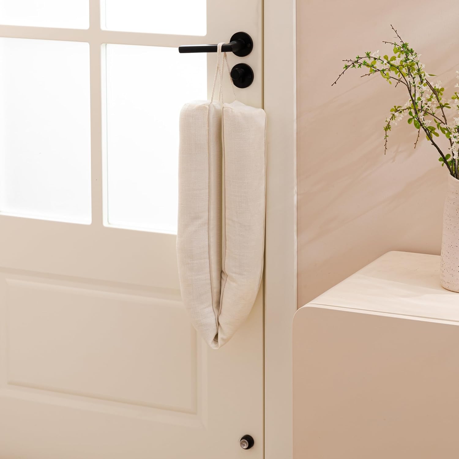 Habibee 36 Inch Door Draft Stopper Beige