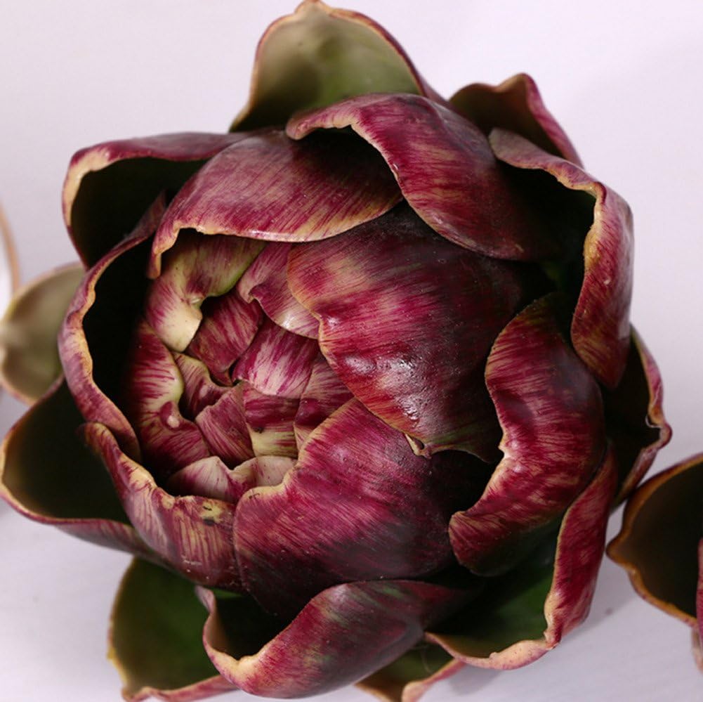 3PCS Artichoke Artificial Flower Fake Vegetables 43x39 Inch