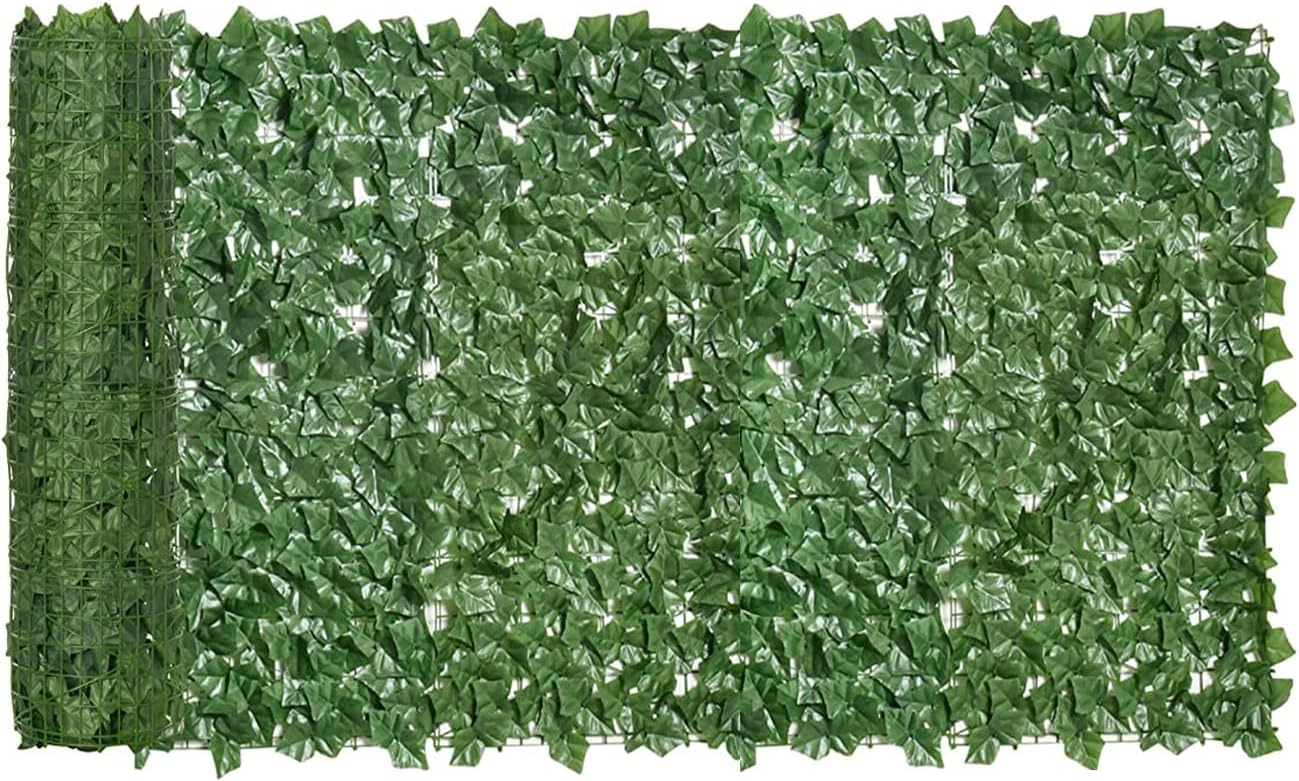 Artificial Ivy Privacy Fence Screen 1x1m Decorative Greenery Wall