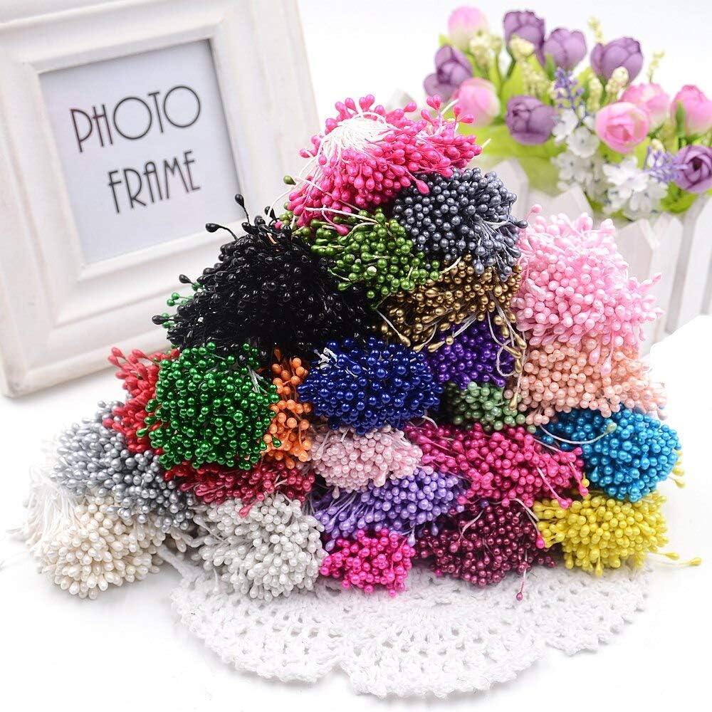 Silver Artificial Flower Stamen 600Pcs Lot for Decor