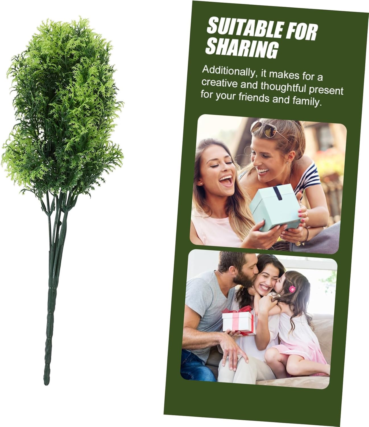 4pcs Decorative Artificial Plants for Home Office and Parties