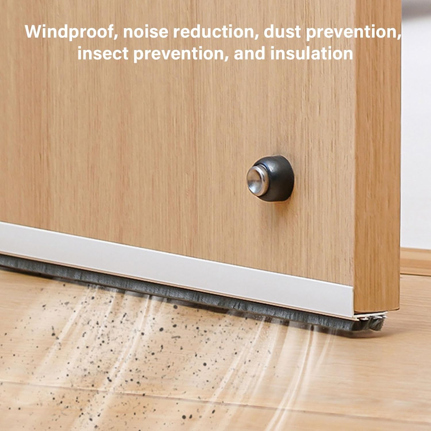 Under Door Draft Stopper Noise Blockers for Front Door Seals