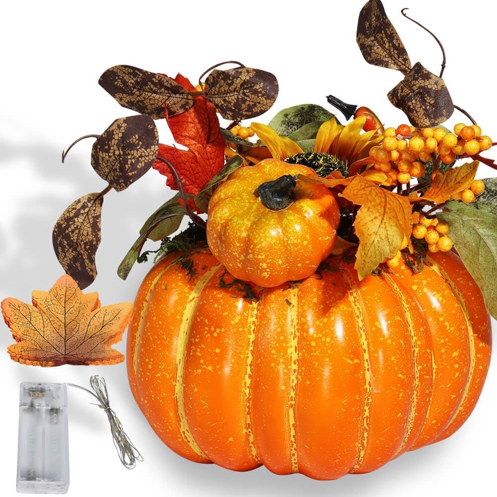 Vensovo Artificial Pumpkin for Fall Decor