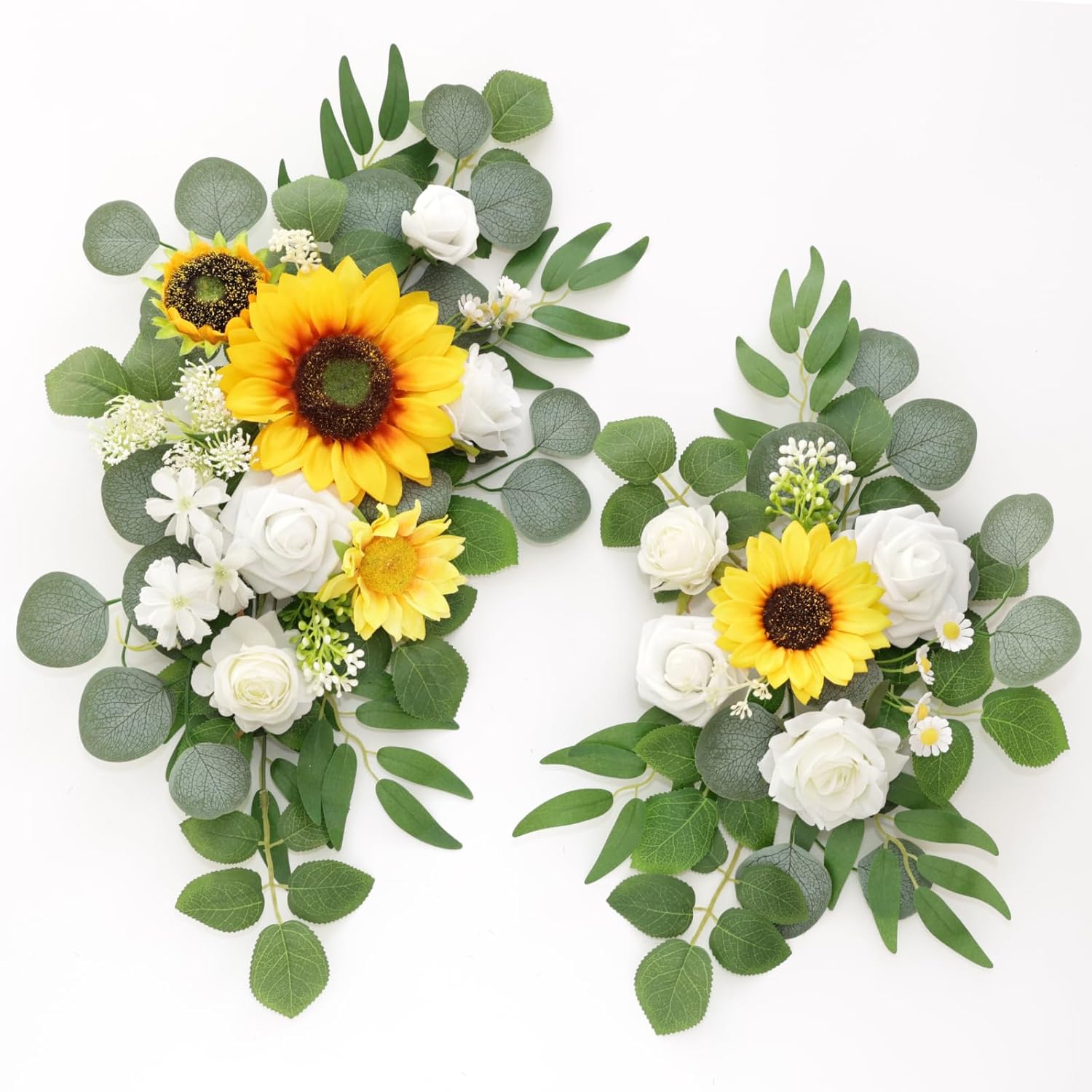 Artificial Sunflower Decorations Pack of 2 for Wedding