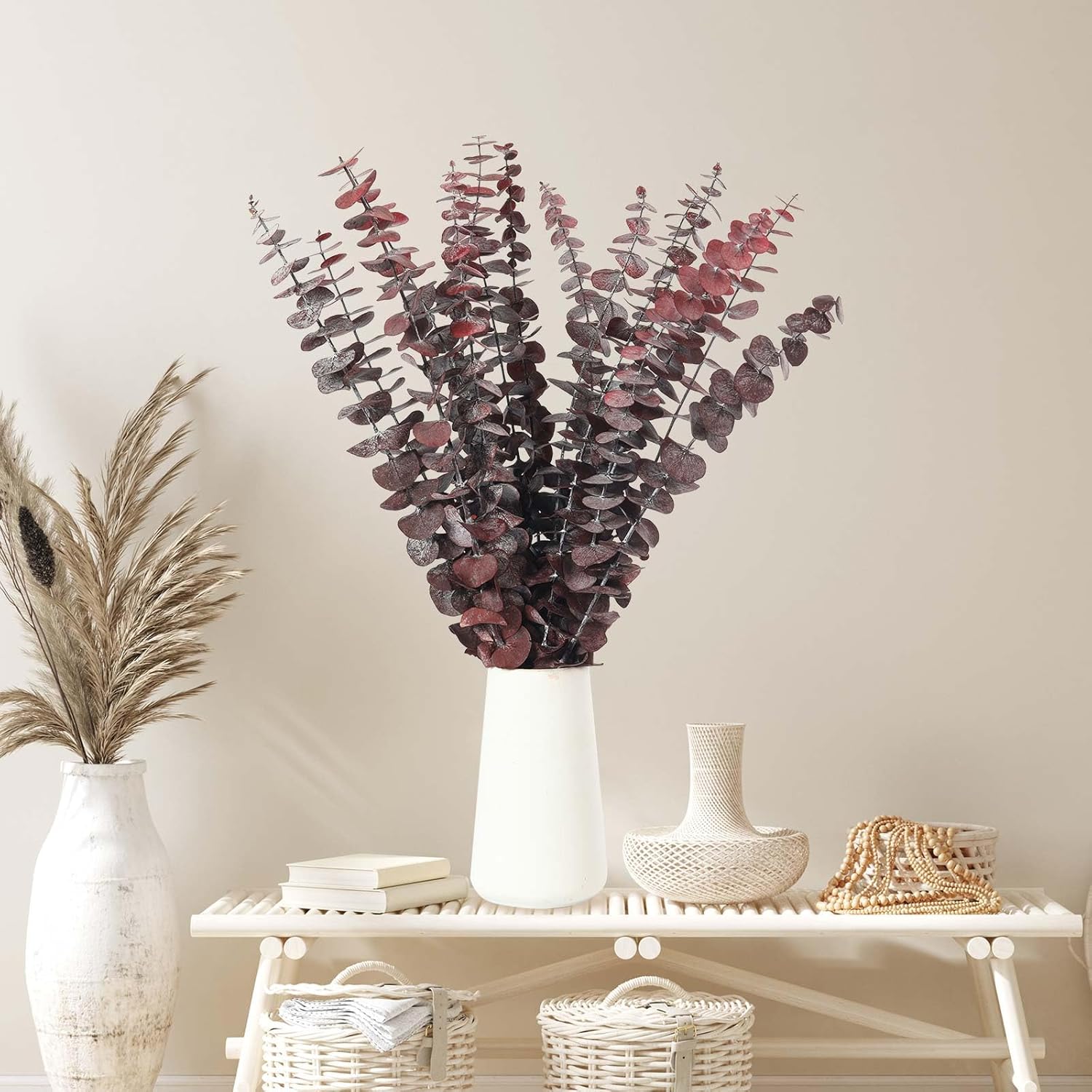 16 Pcs Preserved Eucalyptus Stems for Home Spa Decor