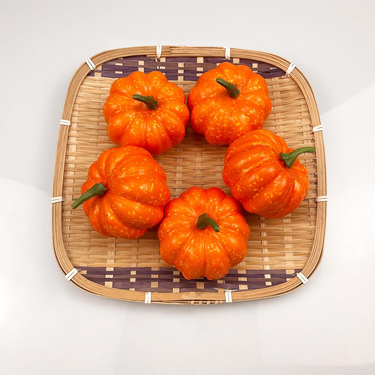 5Pcs Mini Artificial Pumpkins for Fall Decor