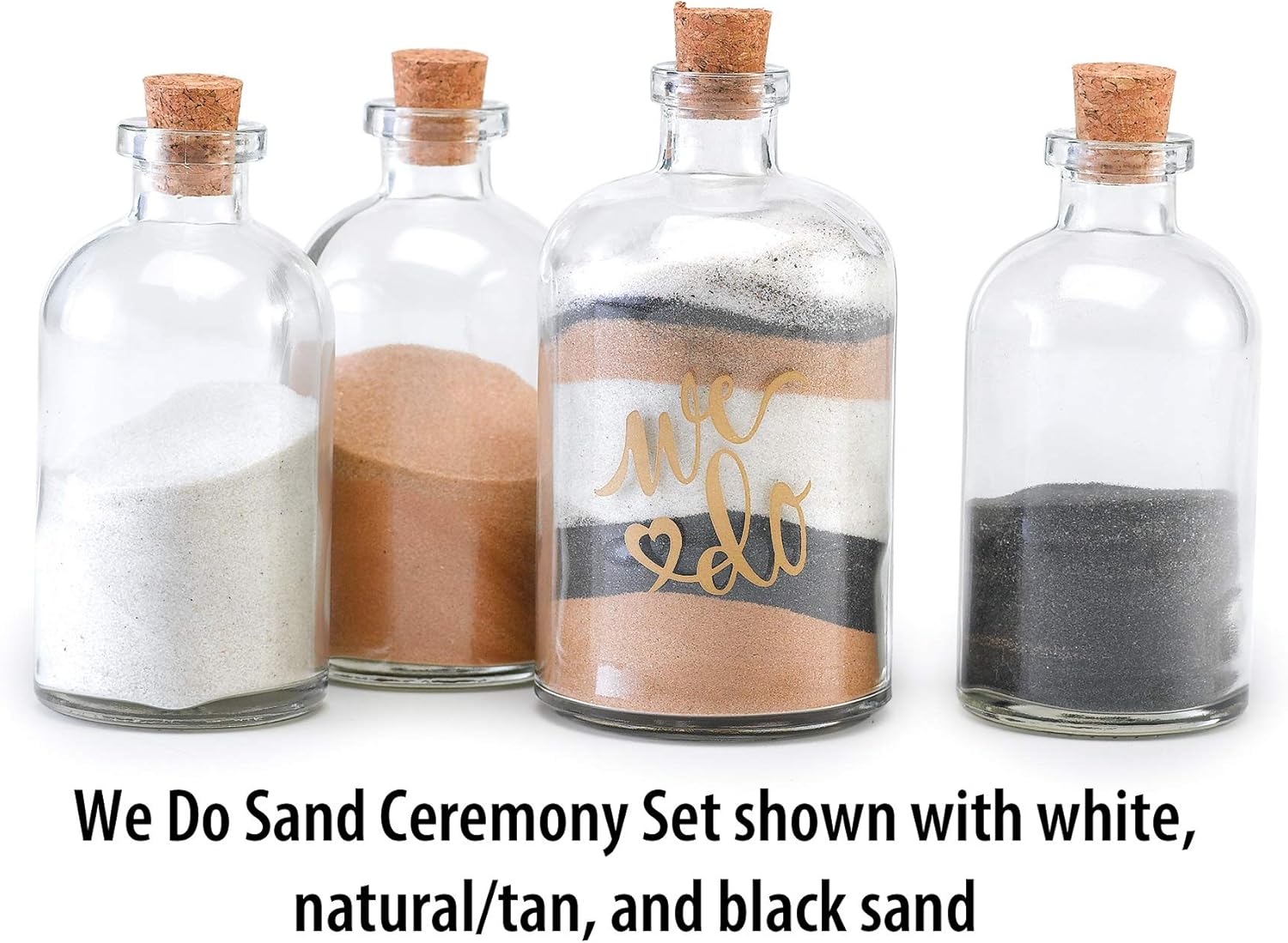 Wedding Sand Ceremony Set 4-Piece We Do