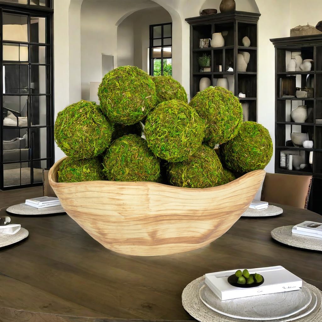 6PCS Artificial Moss Balls for Home Decor and Events