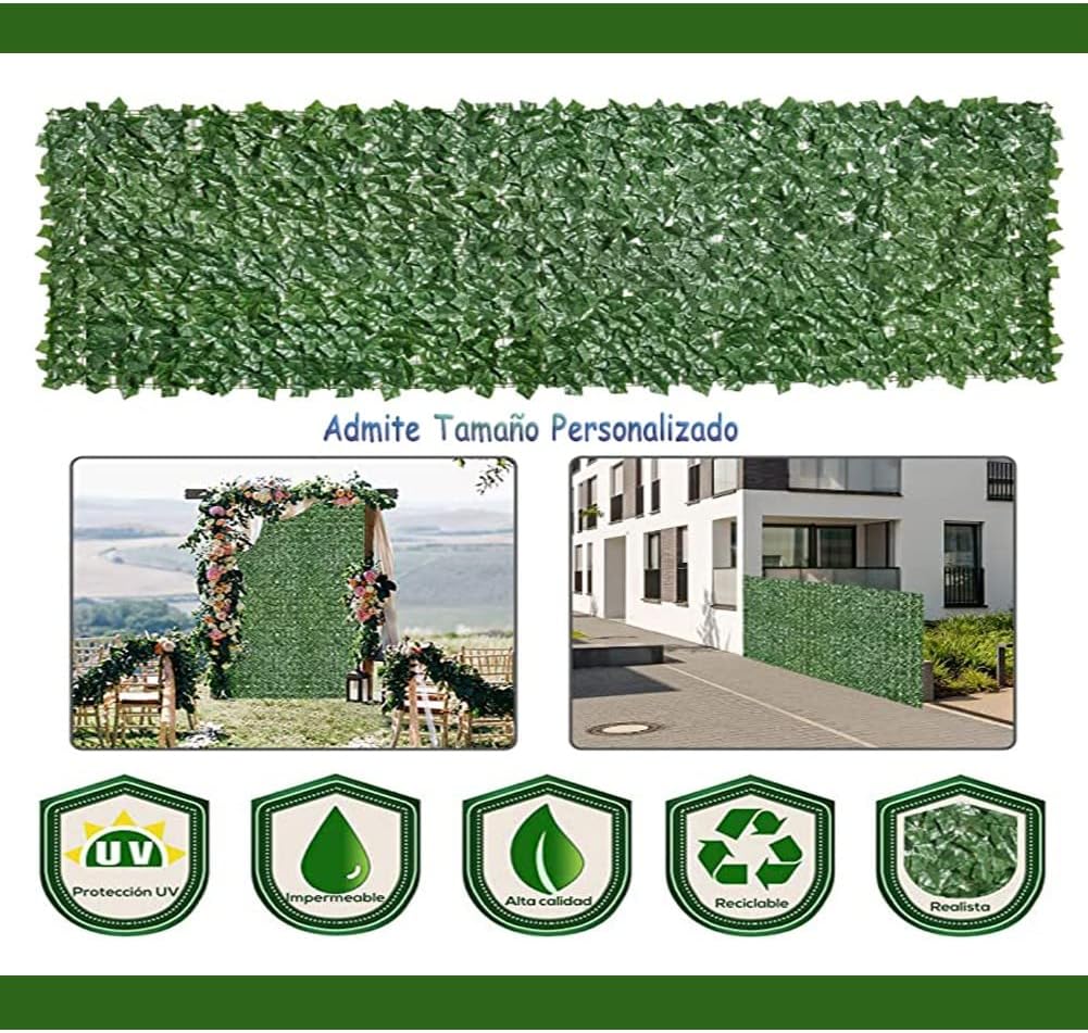 Artificial Ivy Privacy Fence Screen 15x25m
