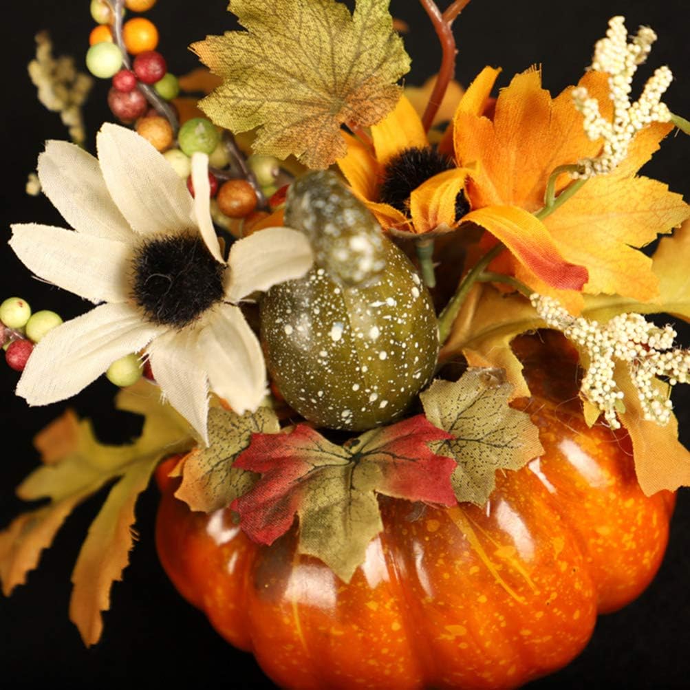 PRETYZOOM 1pcs Paintable Pumpkin Indoor Autumn Decor