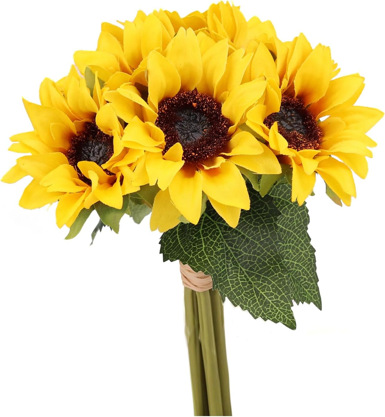 6PCS Artificial Sunflowers Bouquet Faux Flowers for Decor