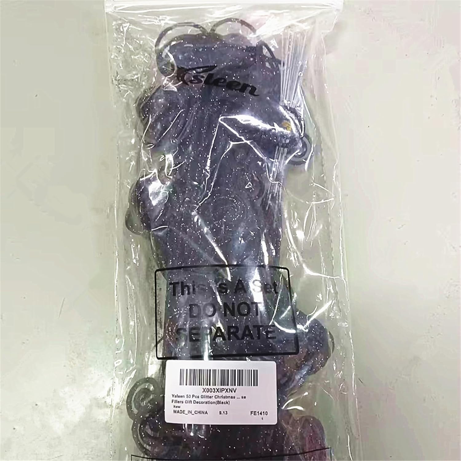 Ysleen 50 Pcs Glitter Tree Picks and Twigs for Wreaths and Vases
