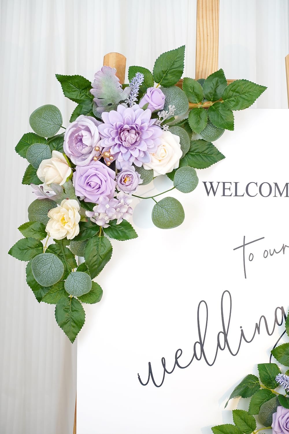 WEIERYUE Pack of 2 Artificial Flowers Decorations