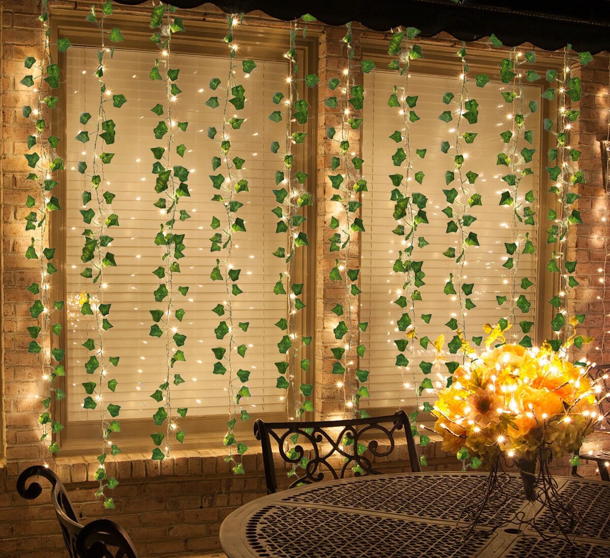 RECUTMS Vines with Lights 59 Inch Wall Garland