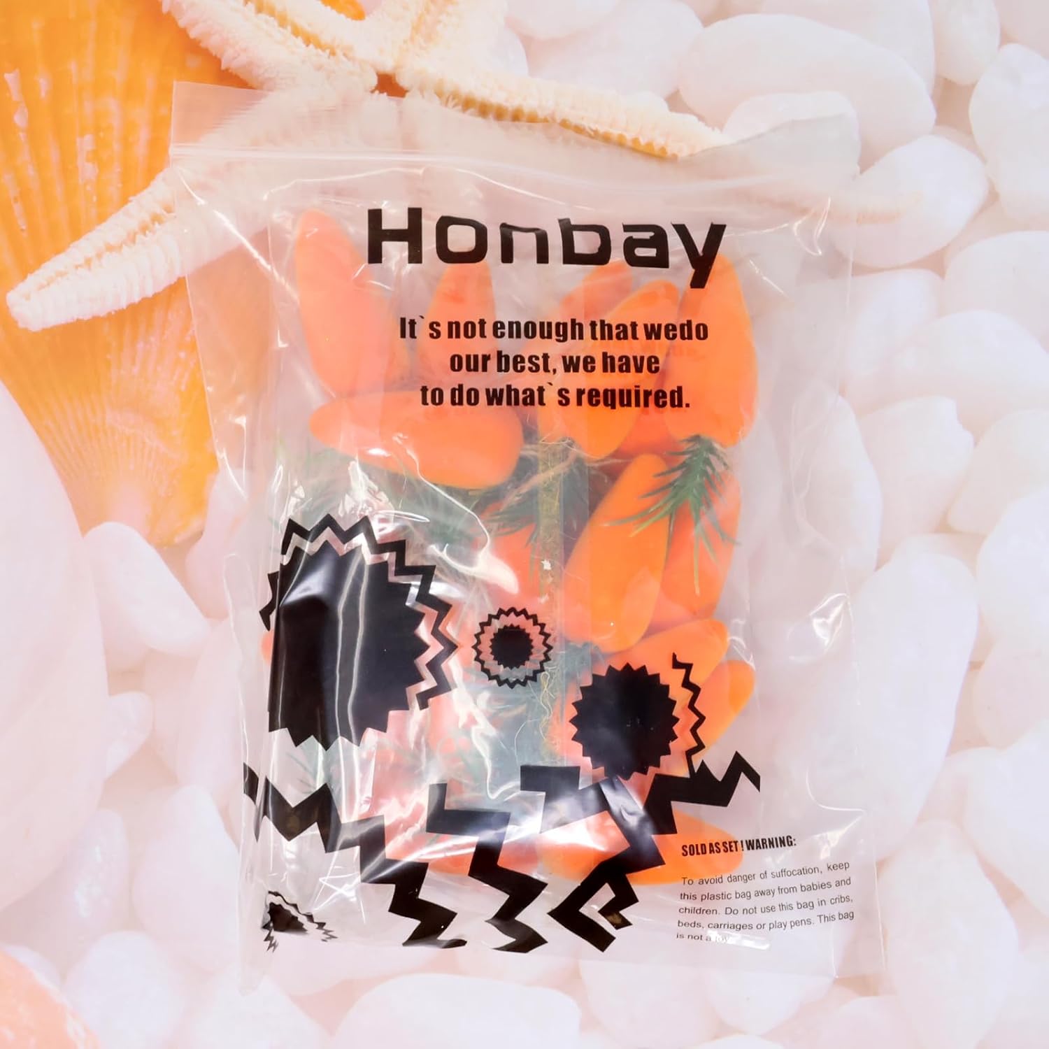 Honbay 20PCS Foam Artificial Carrots Hanging Decorations
