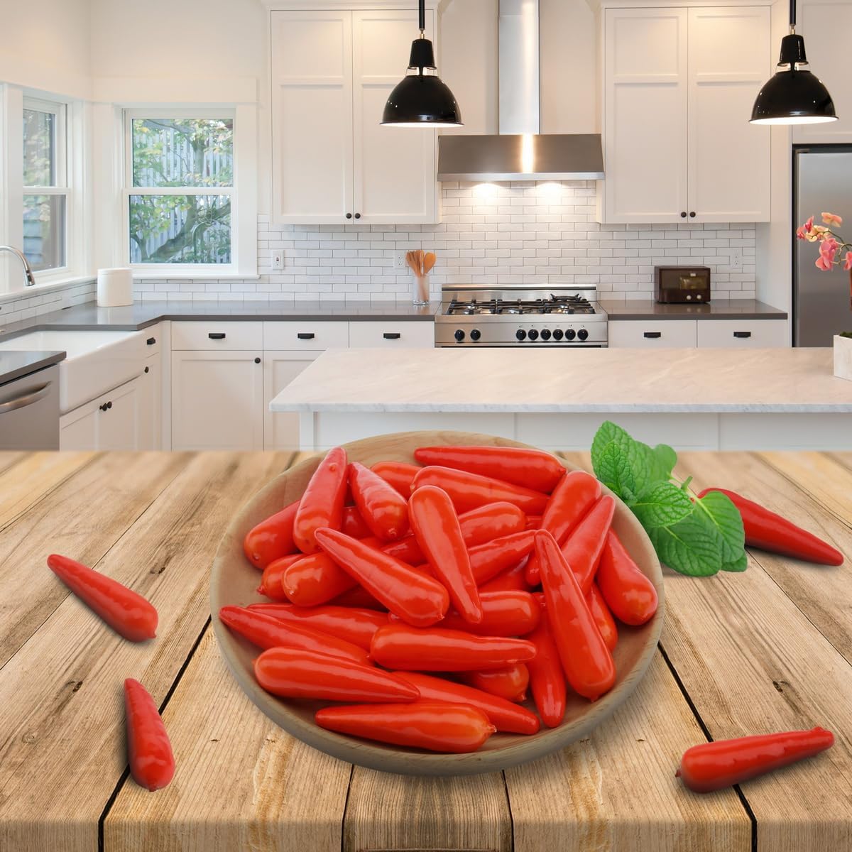 30PCS Spring Carrot Decor Artificial Mini Carrots